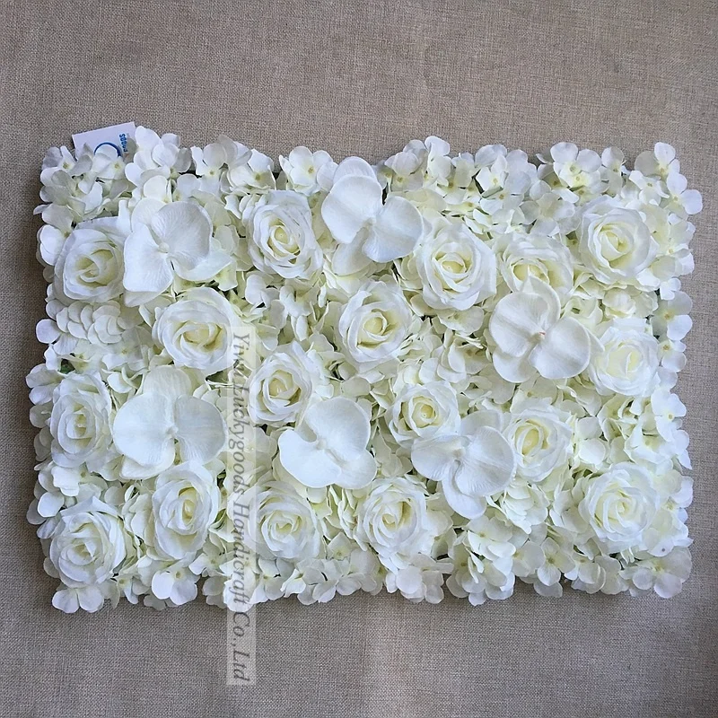 

LFB290 rose and orchid flower wall mat for wedding photo background
