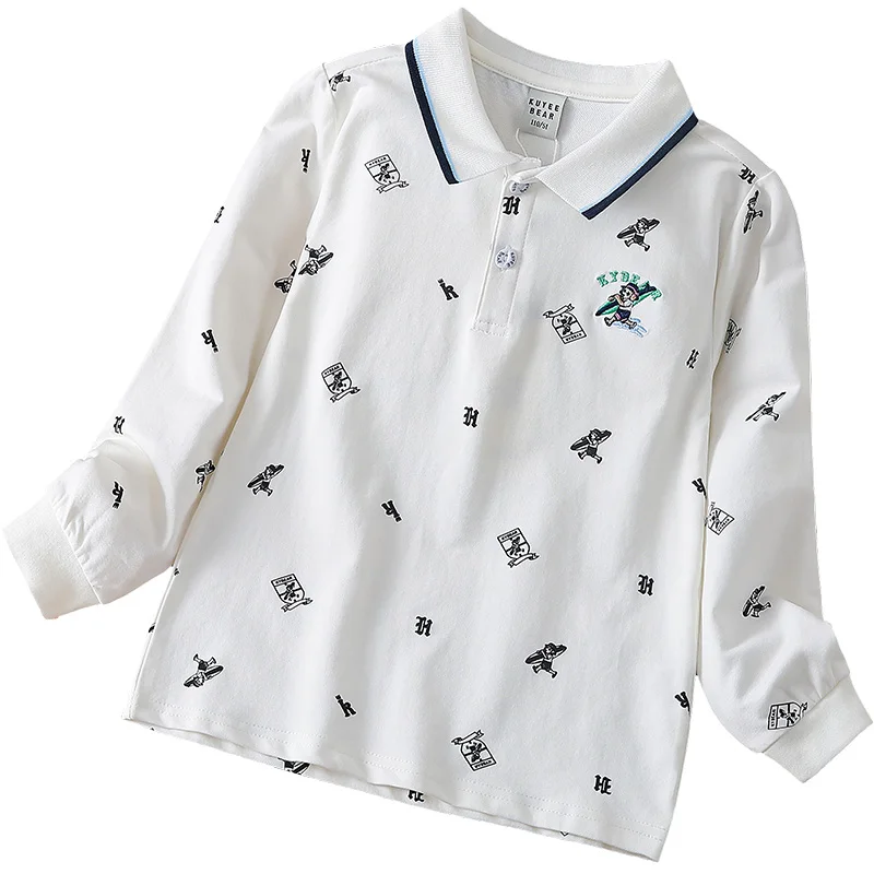 

Trendy Summer T Shirt for Boys Original Cotton Technics Style Time Lead Fabric Support O-neck Children Boys Shirts Polo