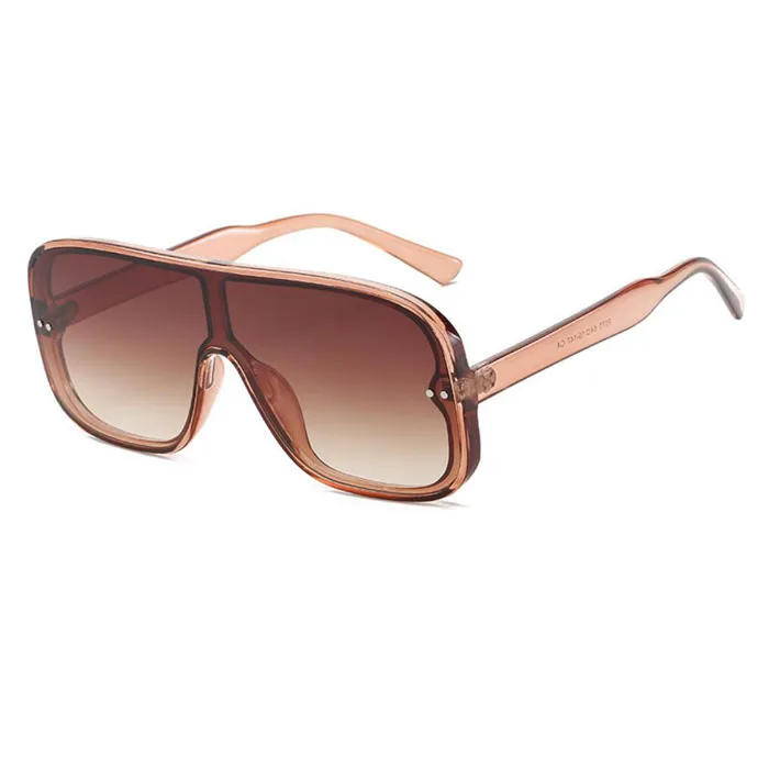 

women men Fashion 2021 Ready Stocked Flat Top One Piece Lens Oversized large Shield Sunglasses, 7 color for selection