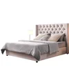 Fancy Furniture King Size PU Leather Modern Style Double Soft Storage Bed