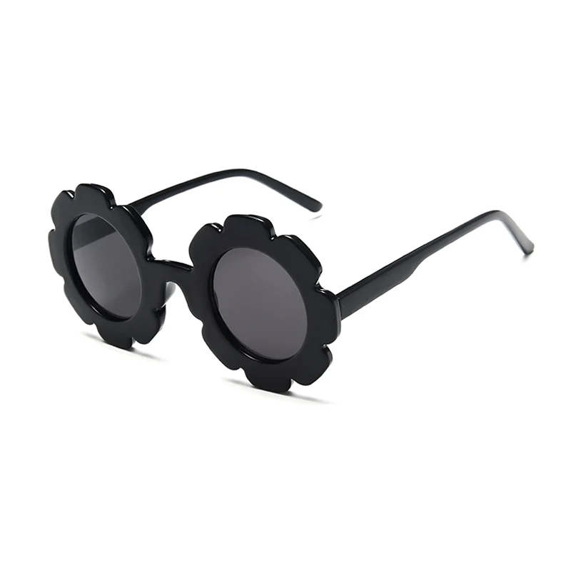 

Wholesale Custom DesignTrendy Flower Eye Wear Boy And Girl UV400 Fashion Toddler Kids Sunglasses 2021