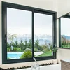 Customized aluminum profile bronze color for sliding windows sliding opening design