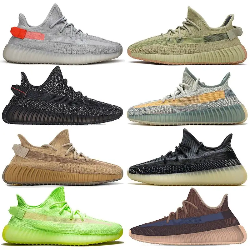 

yeezy 350 V2 cost-effective version simulation popcorn combination bottom breathable elastic knit Yeezy running shoes