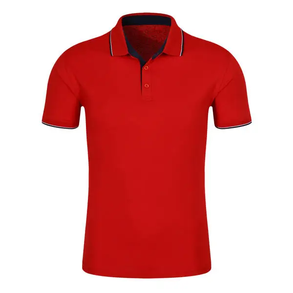 

High quality short sleeved round collar ice silk cotton lapel working Team clothing men's and women's cotton golf polo t-shirt, Customized color