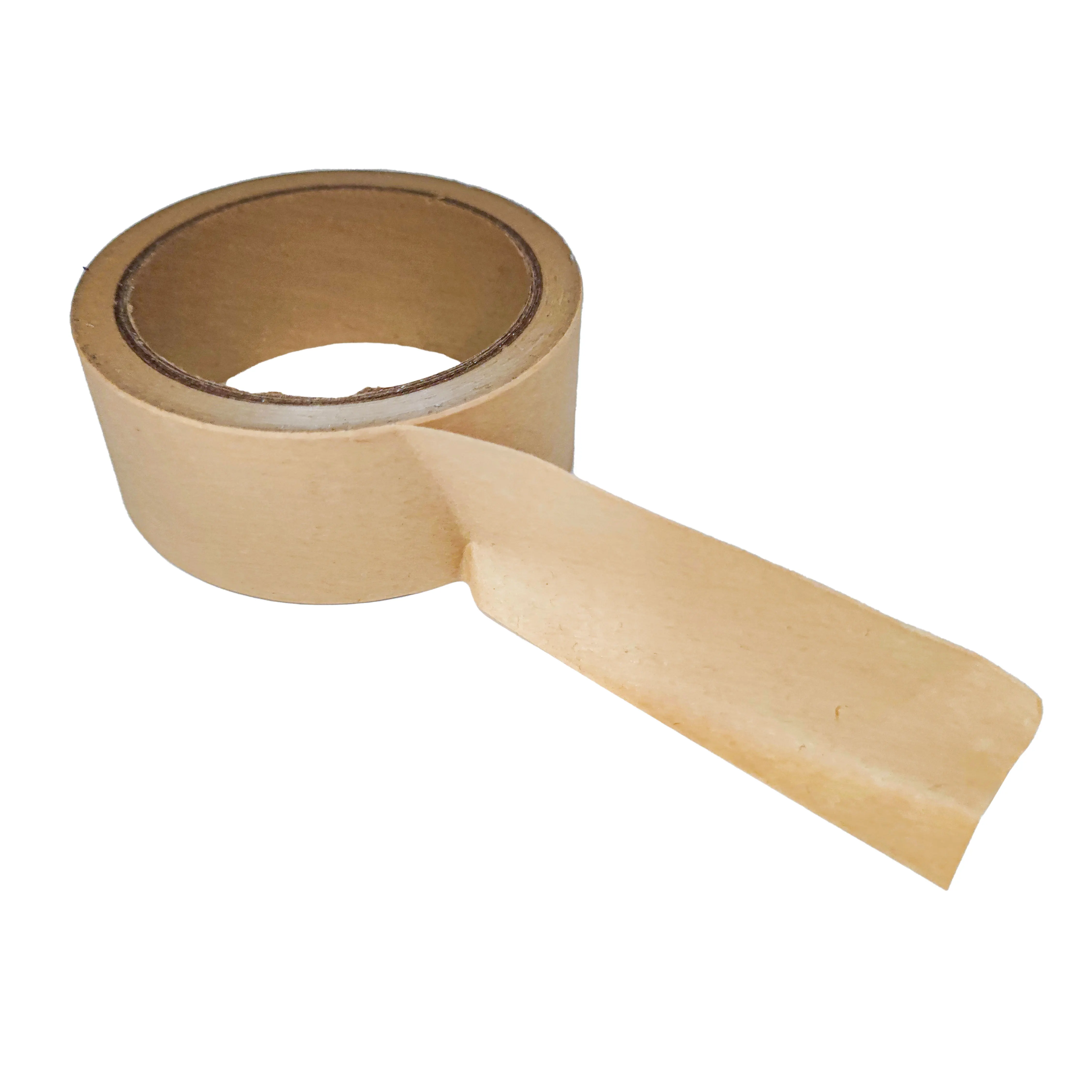 

Custom printed self adhesive recycled kraft packing tape packaging tapes colored kraft paper tape with logo