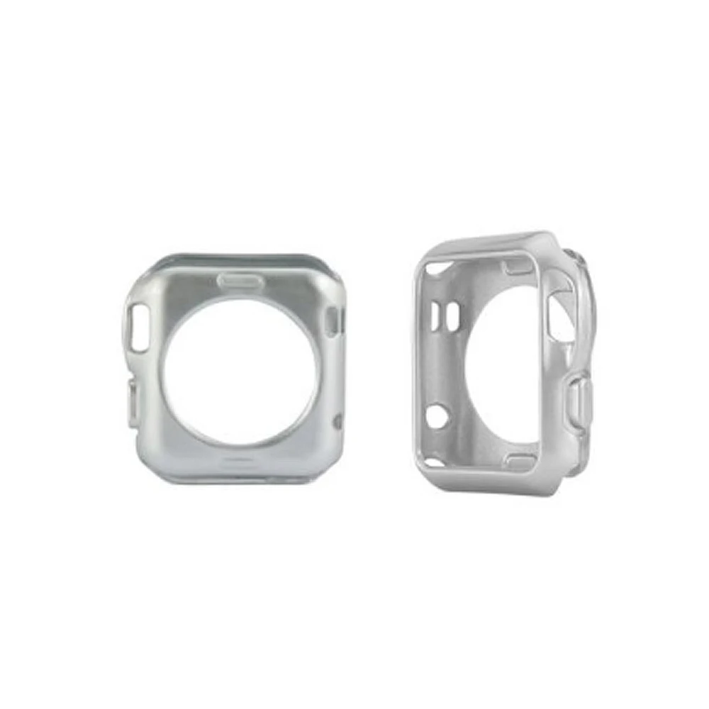 

Metallic color TPU case for Apple Watch,Available for 38mm and 42mm Watch,Transparent Super Lightweight