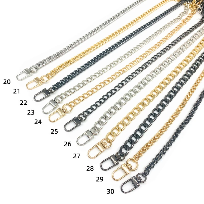 

1.2M Metal Handbag Shoulder Strap Bag Purse Chain Smooth Replacement Crossbody
