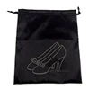 15.7'' x 11.8" Black Customized Printed Logo Travel High Heel Storage Shoes Bags with Drawstring Closure