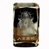 Top Quality 3D Laser Engraved Crystal God Glass Cube For Cheap Christian Souvenirs Wholesale