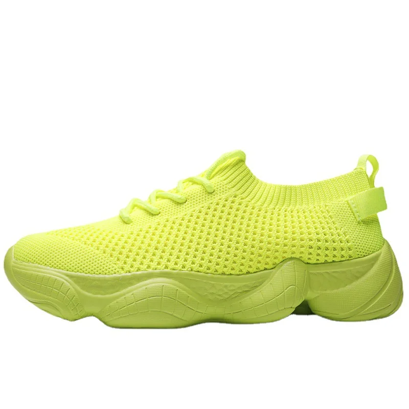 

New Green Sports Women Flat Fashionable Sneakers Lady Casual Shoes, Many colors