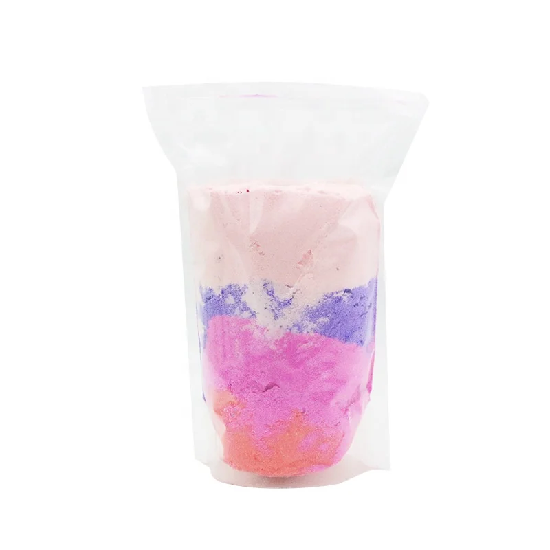 

bath bag factory supply Strong fizzing Bath sea salt powder bath bomb powder