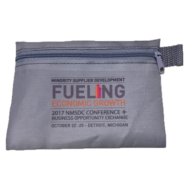 

dongguan custom packaging USB cable bag recycle fabric small 420D polyester zipper pouch, Customized color