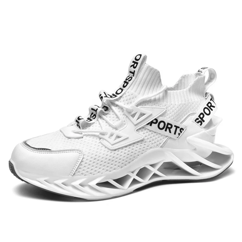 

Knitting Sports Running Shoes Sneakers 2020 Brand Logo Custom High Qualityjoggerse Fashion for Men EVA Cotton Fabric MD CN;FUJ, White,red,black