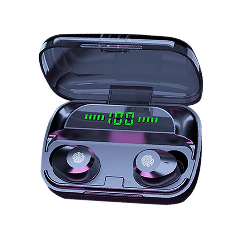 

True in-ear touch control LED battery display wireless earphone noise reduction