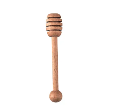 

Kitchen Natural Wood Mini Honey Mixing Rod Wooden Coffee Honey Stirring Stick Good Quality Jam Stir Bar, Wood, customized color