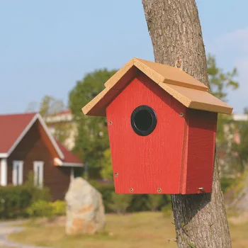 Wooden Decorative Wall Mount Bird House Cage Buy Wooden