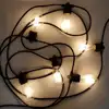 2019 NEw 15.2M ES/US standard cable 15pcs E26/E27 base socket decorative patio string lights