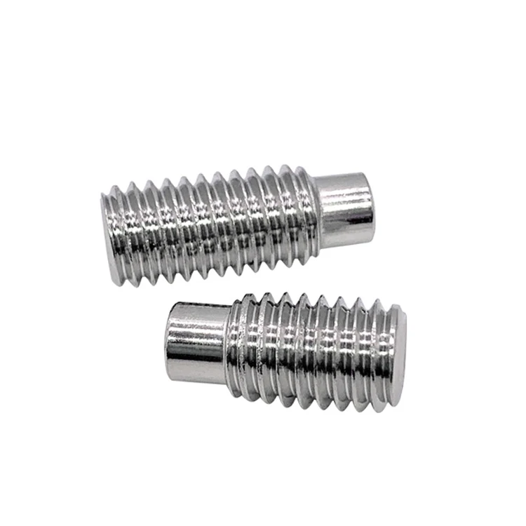 Din 915 Hexagon Socket Set Screws 304 Stainless Steel Hex Din With Dog