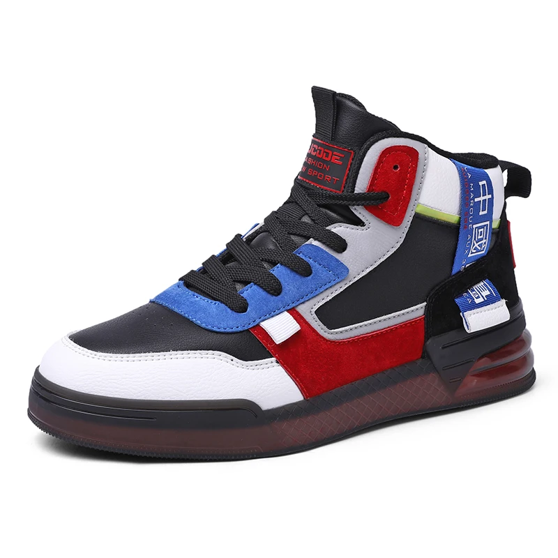 

Men's Skateboarding Shoes High Top Sneakers Breathable Sports Shoes Students Street Style Walking Shoes Chaussure Homme