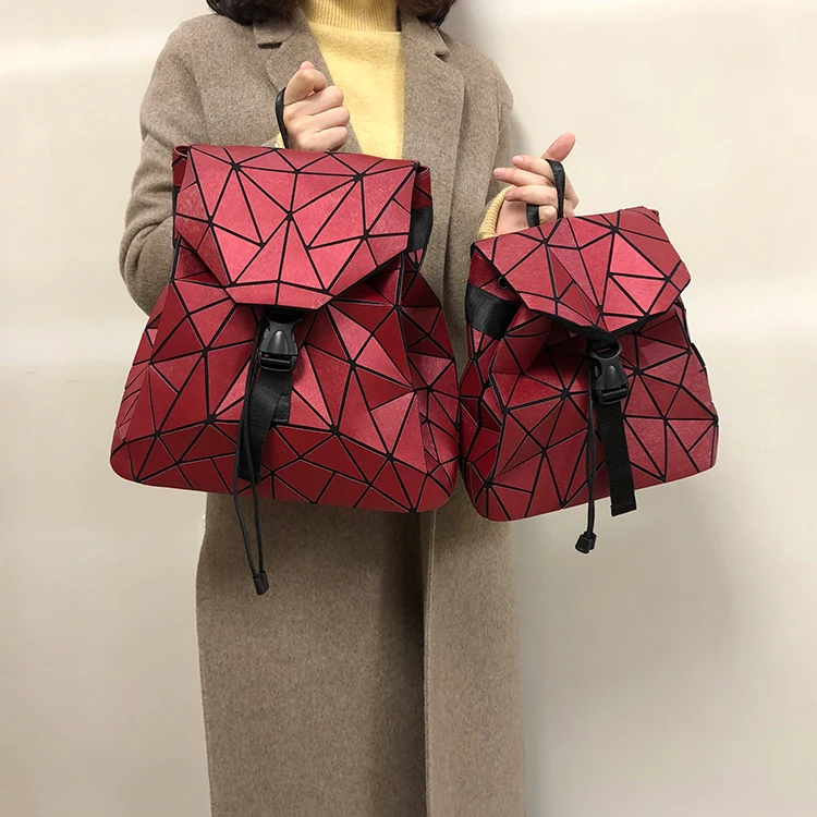 

Trending 2020 Geometric Female Backpacks For College School Bag stylish backpack S