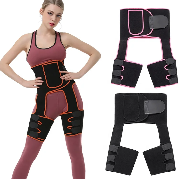 

Women Slimming Belts Waist and Thigh Trimmer Fat Burning Butt Lifter Booty thigh trimmer Neoprene Waist Trainer leg shaper