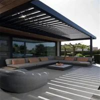 

Topwindow Freestanding Aluminium Louvered Roof Garden Polycarbonate Aluminum Pergola With Polycarbonate Roof