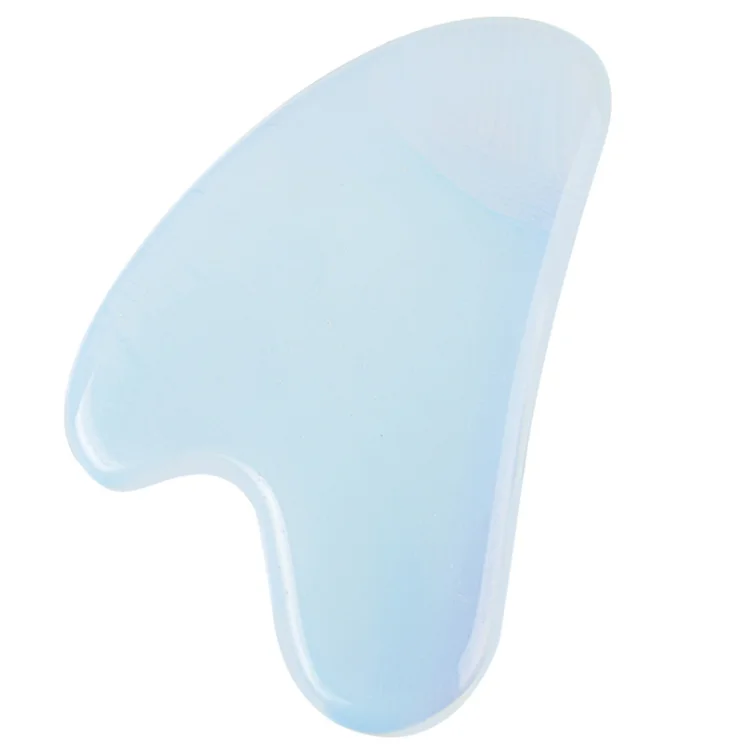 

natural opal jade gua sha scraping massage anti-aging and slimming face Jade opal gua sha stone, Picture