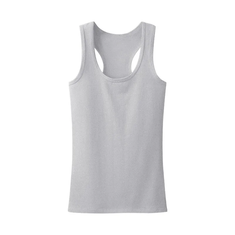 

custom spandex grey women fitness tank tops