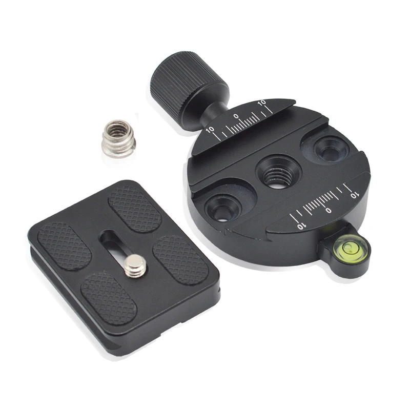 

Quick-mounting clip for camera Dedicated camera quick clip Multi-Purpose fast clamping seat, Black