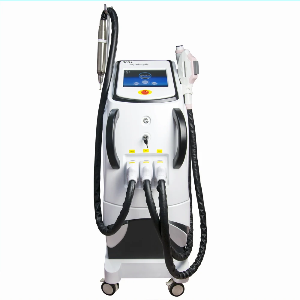 

Wholesale 3 in 1 yag laser removal 808 ipl diode laser hair remover machine