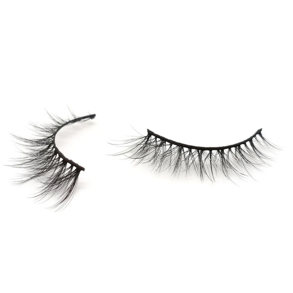 

Private Label Own Brand Hot Sales Silk Lashes 3D Synthetic Fiber Silk Faux Mink Eyelashes