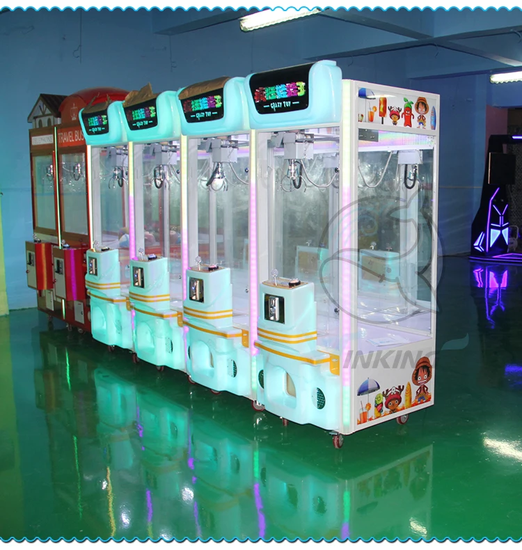 Winking Coin Operated Plush Toy Crane Gift Game Machine Crazy Toy 3