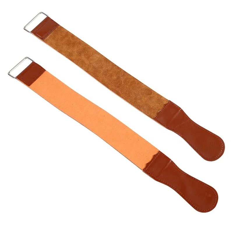 

Straight Razor Strop Leather Sharpening Strap Barber Leather