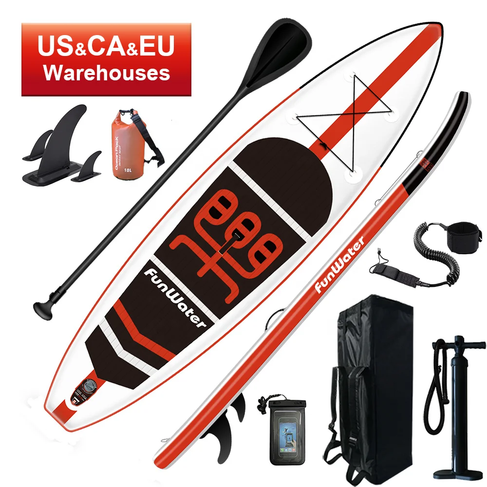 

FUNWATER Drop Shipping inflatable sup stand up paddle board carbon sup paddle inflatable sup paddle board