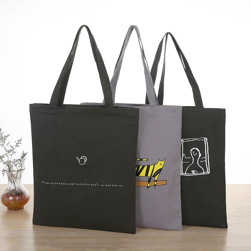 

Custom design fashion knitting cotton canvass tote bag