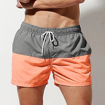 

Splicing quick drying pants bandage men swim trunks swimsuit board short beach wear beach shorts surf swim shorts for men