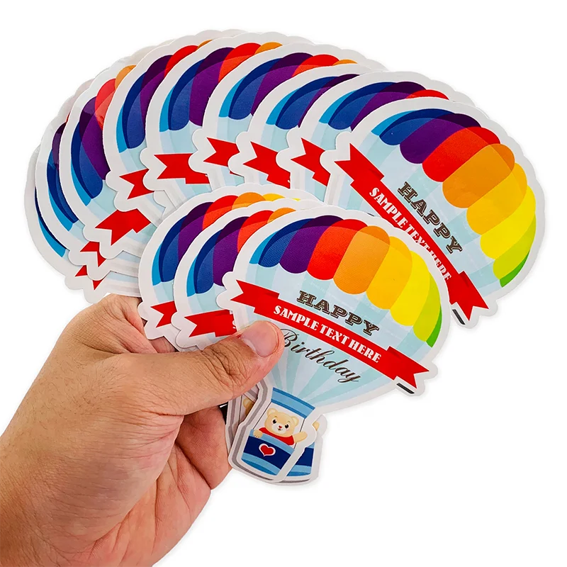 

Beautifully Label Rainbow Adhesive Printed Vinyl Cheap Logo Roll Sticker Custom