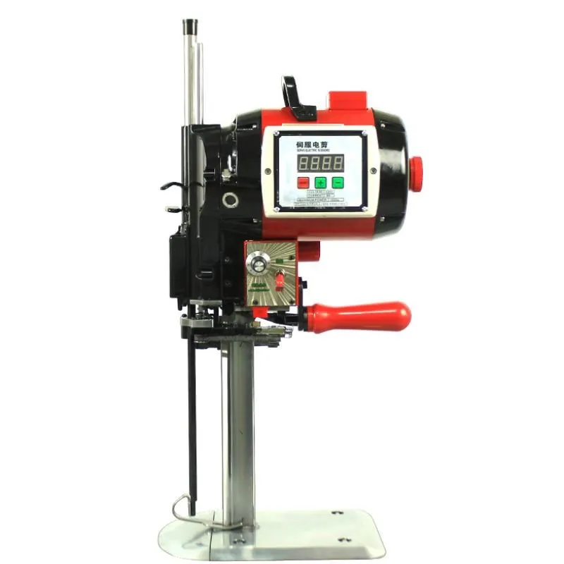 Servo Type Cloth Cutting Machine / Computerized Straight Knife Auto Sharpening Fabric Cutting