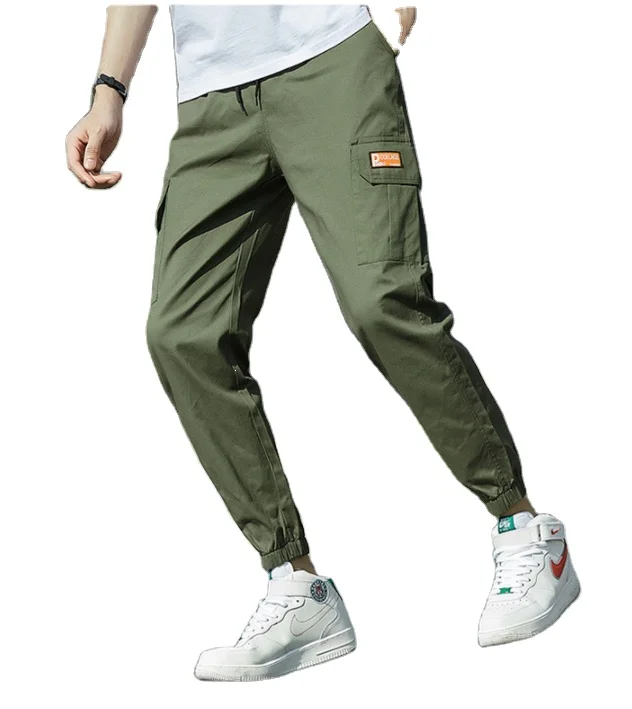 

Dropping 2021 Autumn Fashion New Style Men'S Pants Solid Color Casual Loose Long Jogger Pants, 3 colors