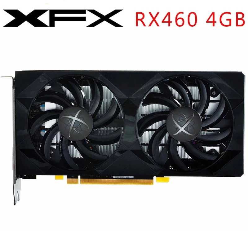 

XFX RX 460 4GB Graphics Cards AMD Radeon RX460 4 GB Screen Video Cards GPU Desktop Computer Game Map Video Card
