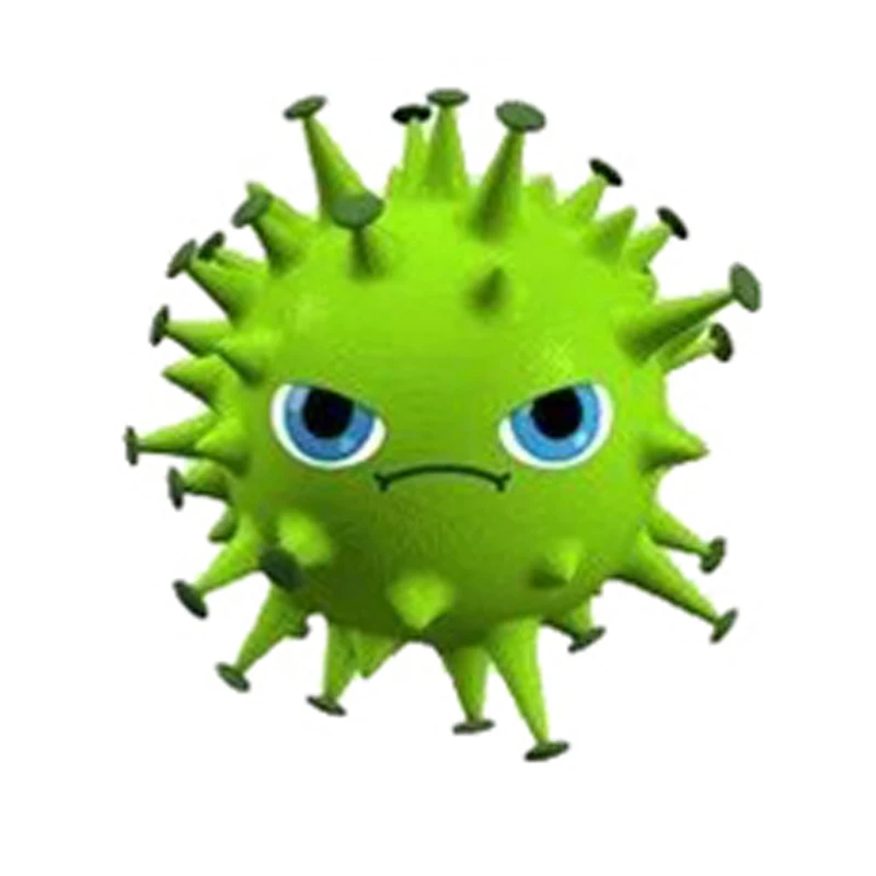 病毒亚马逊热销tpr squishy病毒挤压玩具感官缓解玩具狗产品tpr蓝色