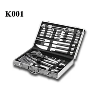 

WB China Top Selling OEM Utensil Kit Multifunction Portable Outdoor BBQ Barbecue Grill Tool Set 13 Models