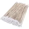 15cm uniform big tips bamboo stick medical cotton tip swabs applicator
