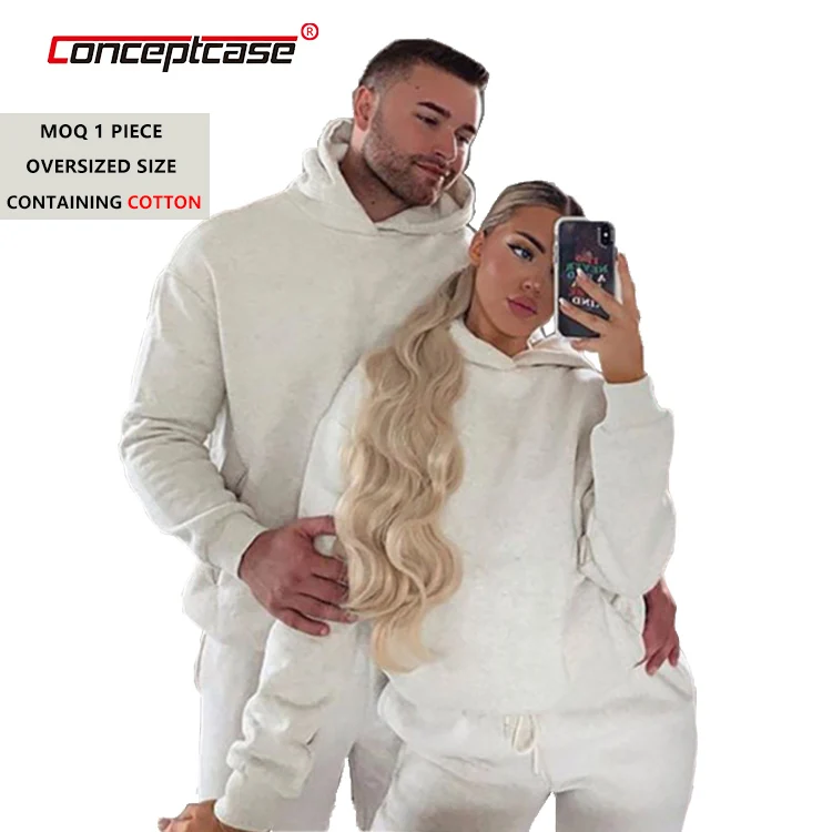 

High Quality Custom Logo Sportswear Skinny Sweat Suits White Customizable Sweatsuit Tracksuit Unisex Men Female Jogging Suit