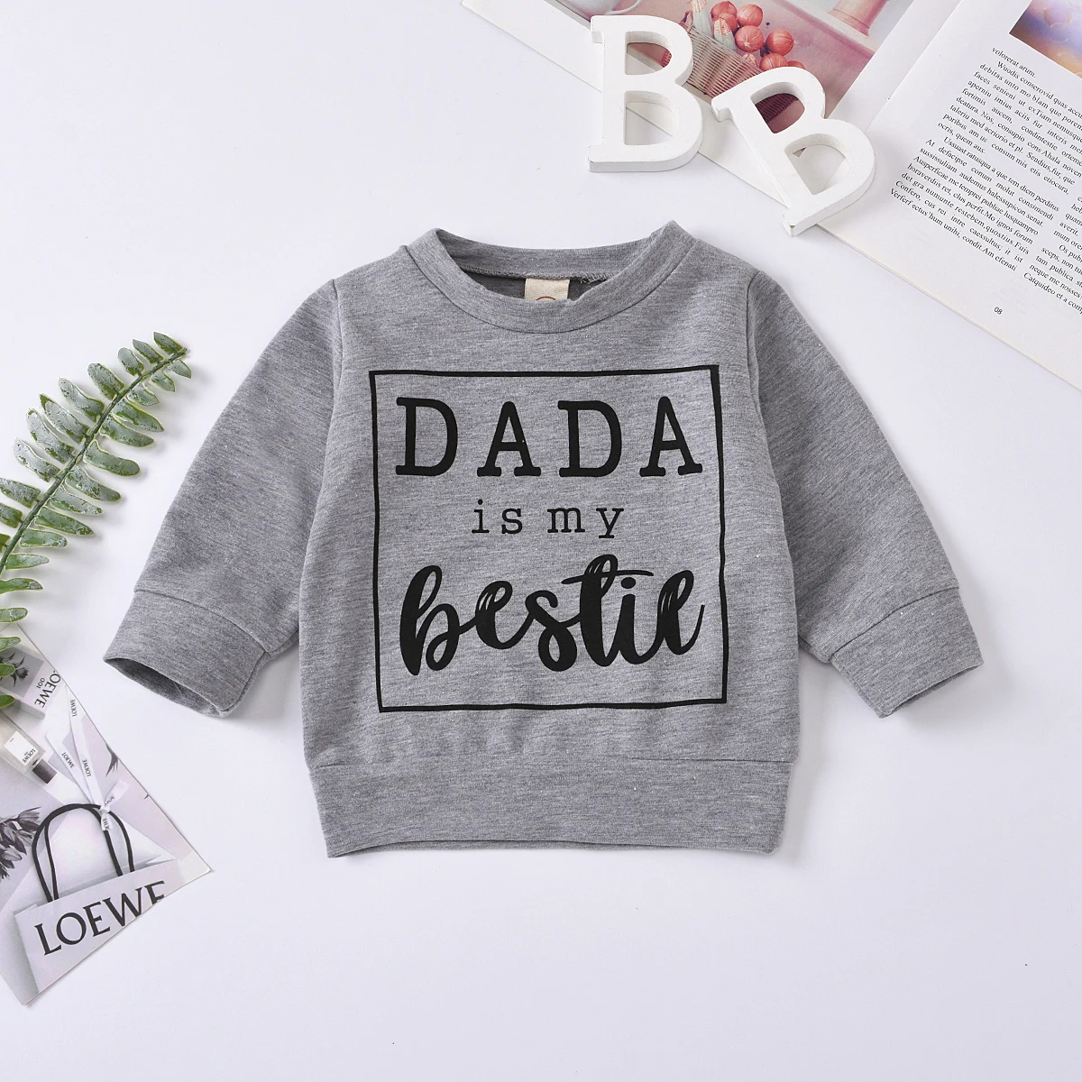 

Boys spring fall t-shirt kids long sleeve DADA is my Bestie tops children soft cotton top tees, As image shown