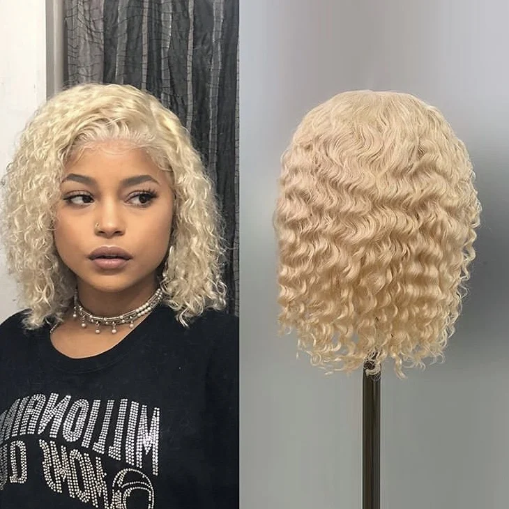 

Popular Hair 613 Wigs Curly Hair Lace Front Wigs 8-26 Inch Blonde 613 Wigs For Black Woman