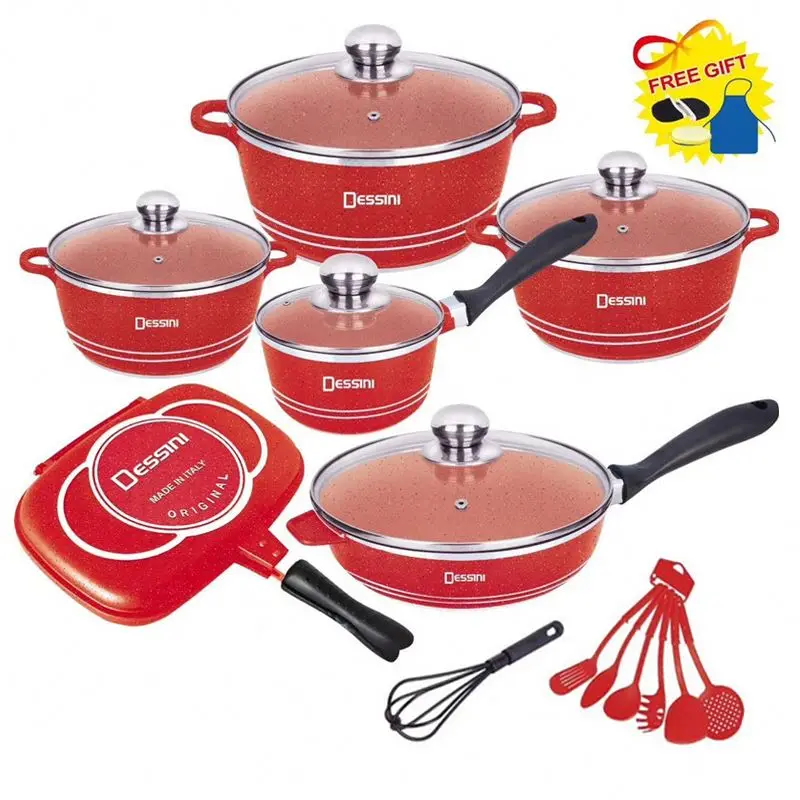 

Hot Sale kitchen jogo de panela Casseroles Panela soup & stock pots Cookware aluminium Steel cooking Pots