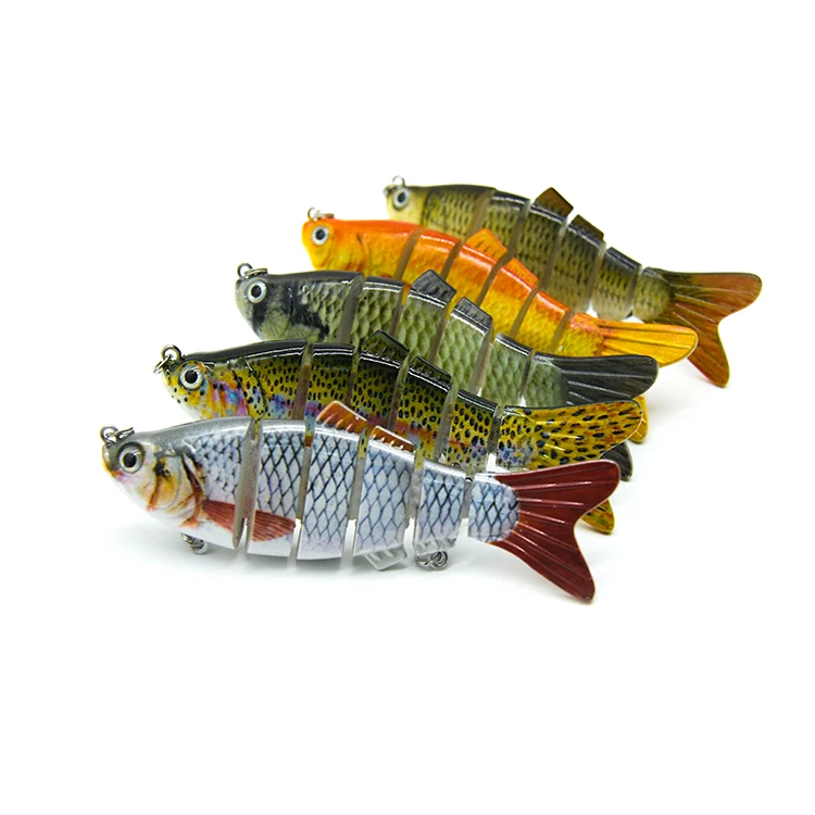 

2021New artificial bass new design lures top water Fishing tackle spoon Lure hard minnow tackle crankbait soft sets baits minnow, 5 colors as you can see