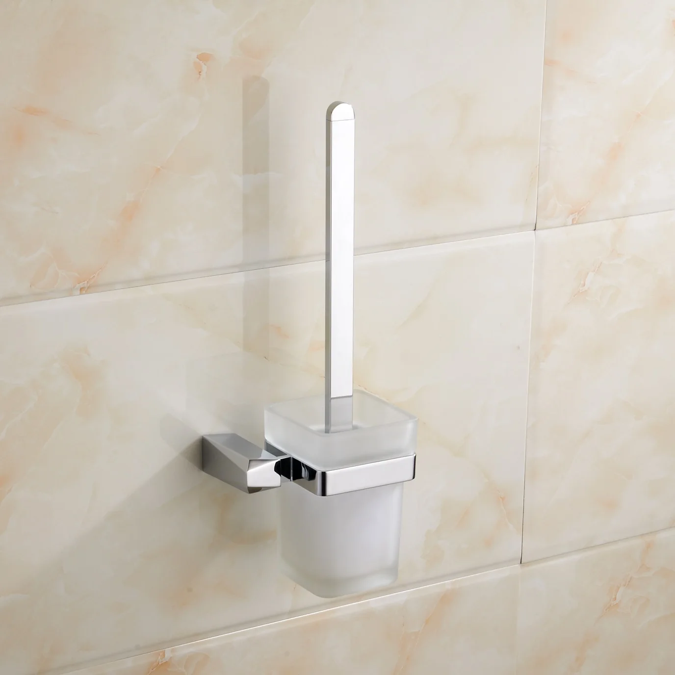 Square Design Bathroom Fixtures Wall Mounted Chrome Bathroom