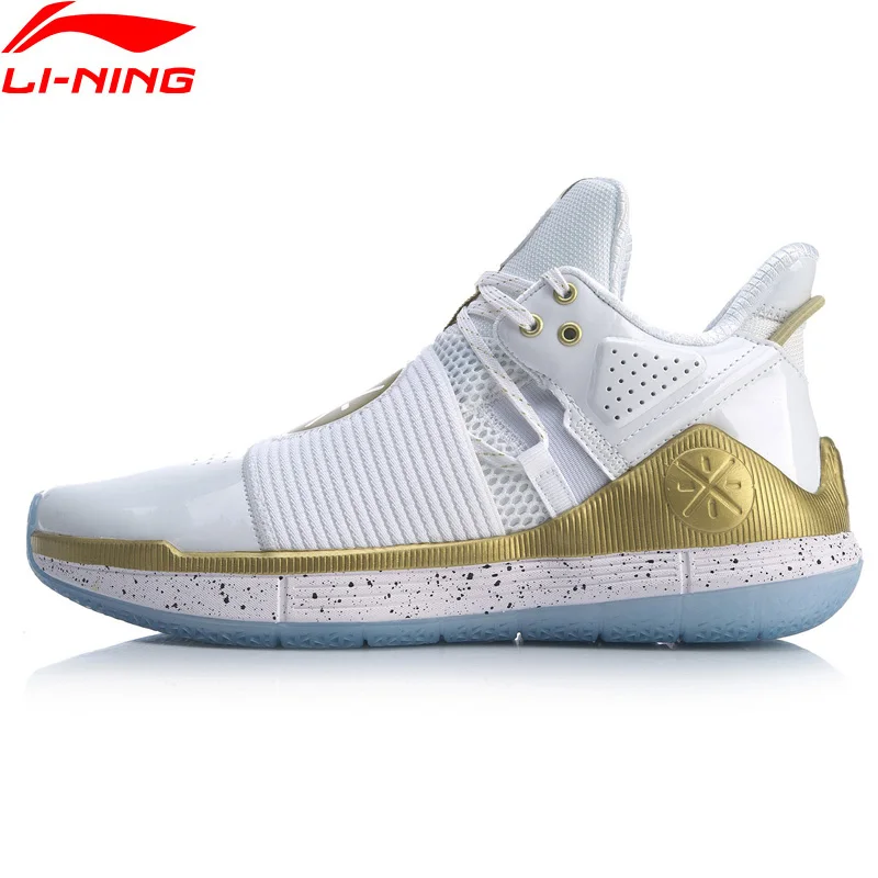 

Li-Ning white sport shoes Men WADE SHADOW Basketball Shoes Cushion Wearable LiNing li ning Sport Shoes Sneakers ABPQ007